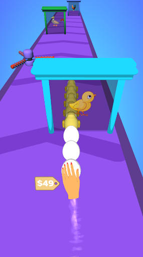 Android application Chicken Rush screenshort