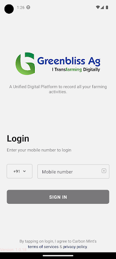 Android application Greenbliss Ag screenshort