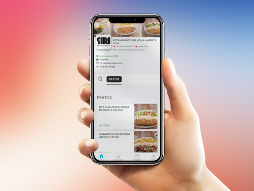 Android application RESTAURANTE SIRI screenshort