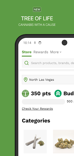 Android application Tree of Life Dispensary screenshort