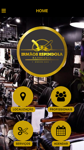 Android application Barbearia Irmãos Espindola screenshort