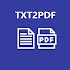 TXT to PDF : notepad text to pdf converter1.1