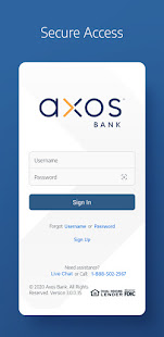 Axos Banku00ae - Mobile Banking 3.3.8 screenshots 1