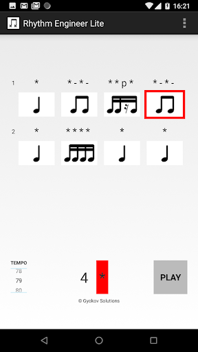 Screenshot of Rhythm Engineer Lite