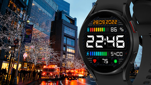 Android application ITD13 - Digital Watch Face screenshort