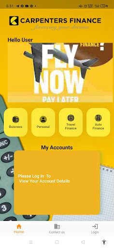 Carpenters Finance Screen 3