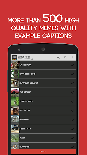 Android application Meme Generator (old design) screenshort