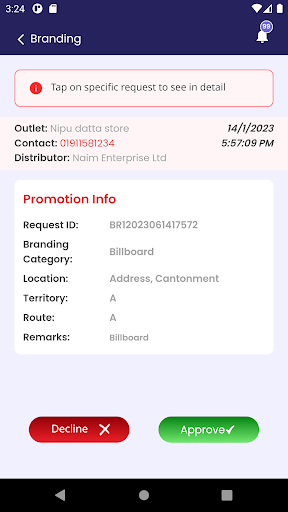 Mother’s Smile BI Management Screen 3