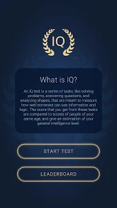 IQ Test with a Certificate
