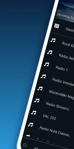 Android application Slovenia Radio screenshort