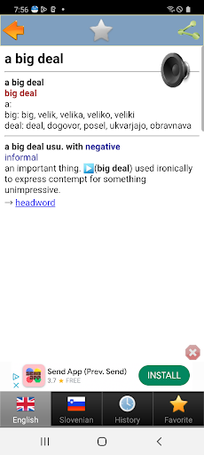 Slovene slovar prevajalnik