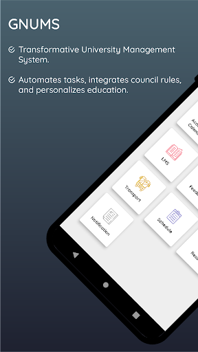 Android application GNUMS For Students/Parents screenshort