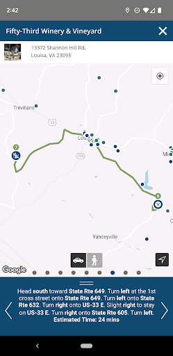 Screenshot of Visit Louisa