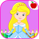 Fairytale Princess Coloring Book for Girls icon