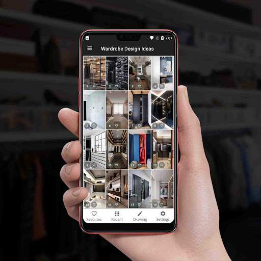 Android application Wardrobe Design Ideas screenshort