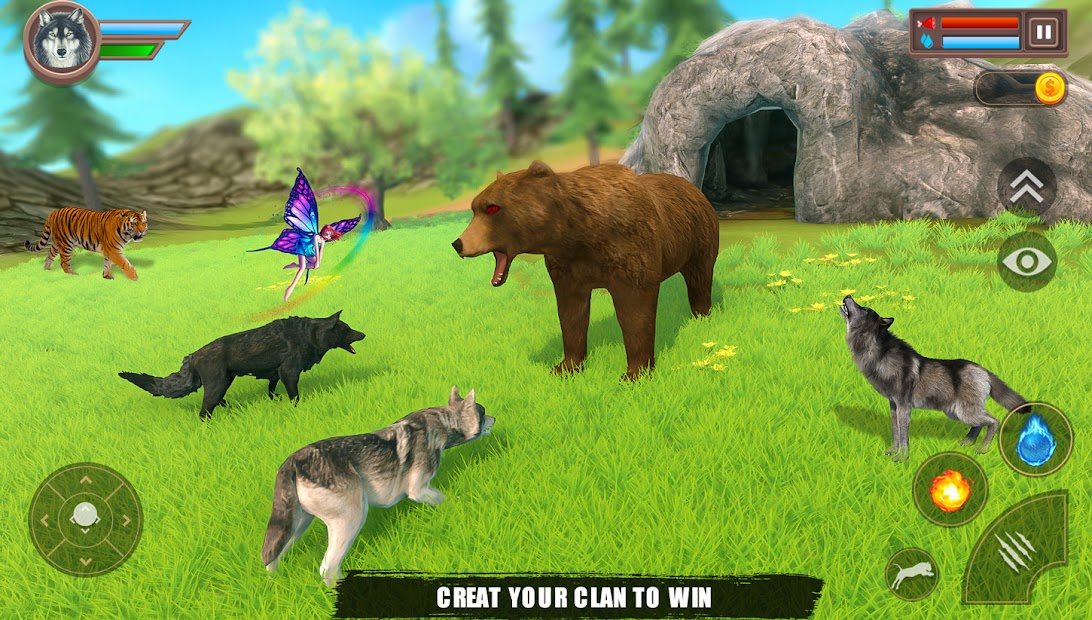 Screenshot 7 Wolf Simulator: Animal Tales android