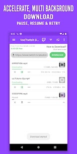 Video Downloader for Twitch Screenshot
