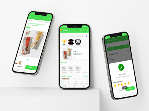 Android application WhoRet: B2B Marketplace screenshort