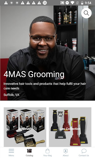 Android application 4MAS Grooming screenshort