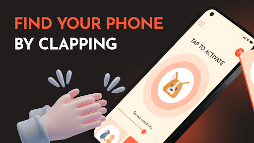 Android application Whistle&clap: Find your phone screenshort