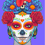 Tattoo Coloring Pixel Art Adult Color By Number Apk