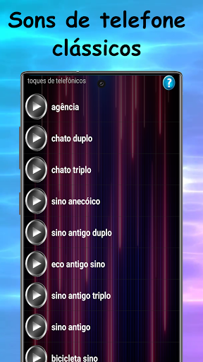 Visualização do aplicativo