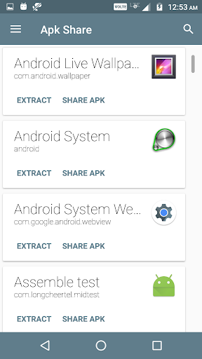 ApkShare & Apk Backup Screen 3