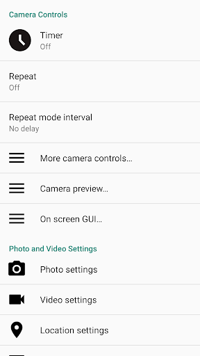 Camera app Screen 3