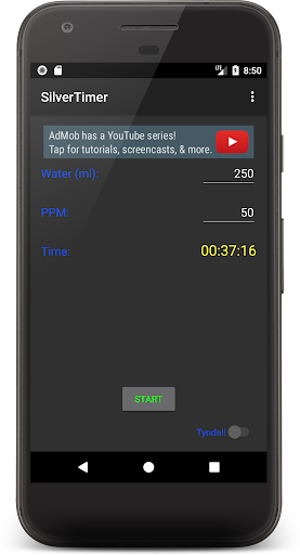 Android application SilverTimer screenshort