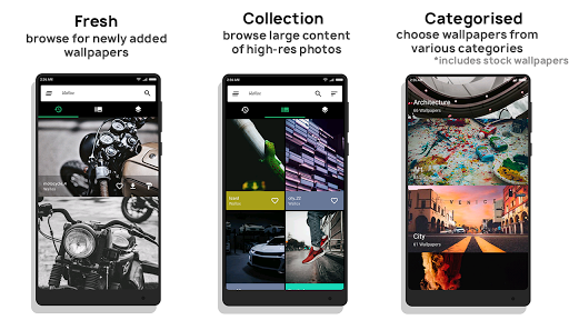 Android application Wallox - Wallpapers screenshort