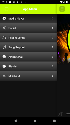 Android application X-Ray FM screenshort