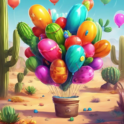 Balloon Pop: Secret Garden logo