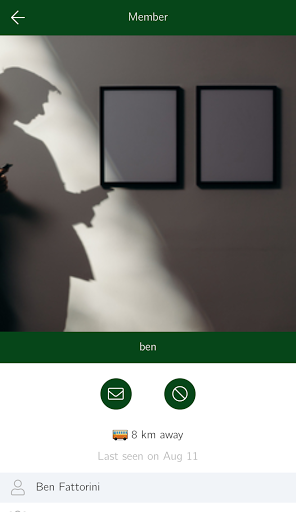 Masters Race Information App Screen 3