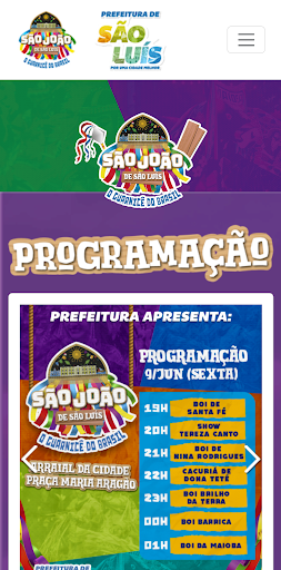 Android application São João de São Luís screenshort