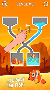 Water Puzzle MOD APK- Fish Rescue  (UNLOCK ALL SKIN) Download 2