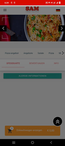 Sam Pizzaservice Bonn Screen 2