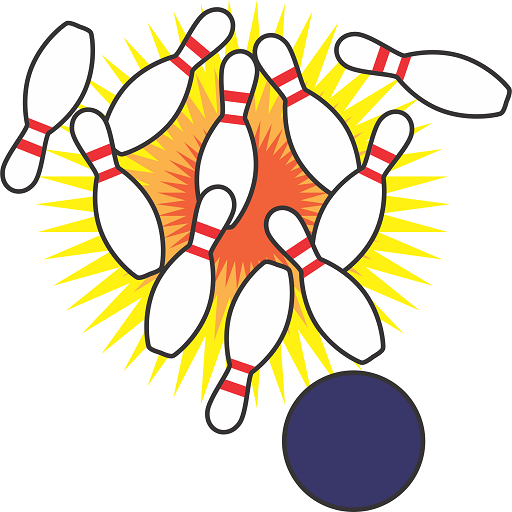 2D Simple Bowling logo