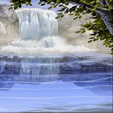Crystal Falls Live Wallpaper icon