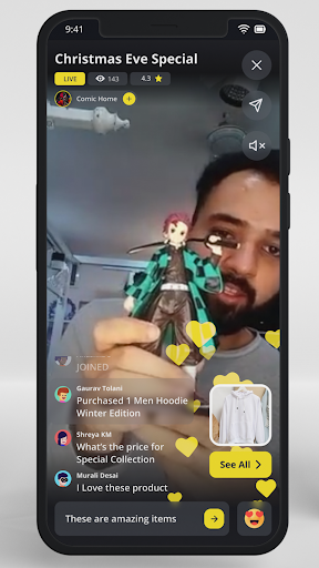 Grabbit - Live Video Shopping Screen 3