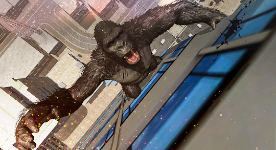 Gorille attaque jeux king kong