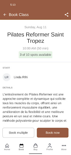 Pilates Social Club Screen 3