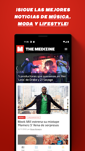 Android application THE MEDIZINE screenshort