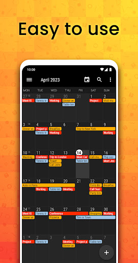 Screenshot of Simple Calendar - Plan Easily
