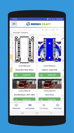 Android application Brebes Craft - Bus Livery screenshort