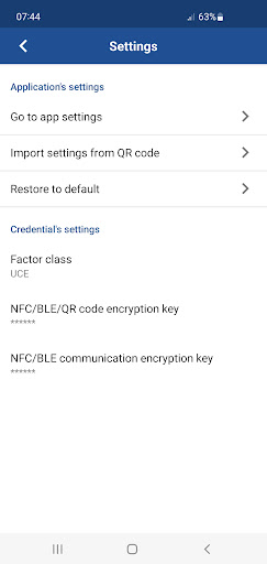 Roger Mobile Key Screen 3