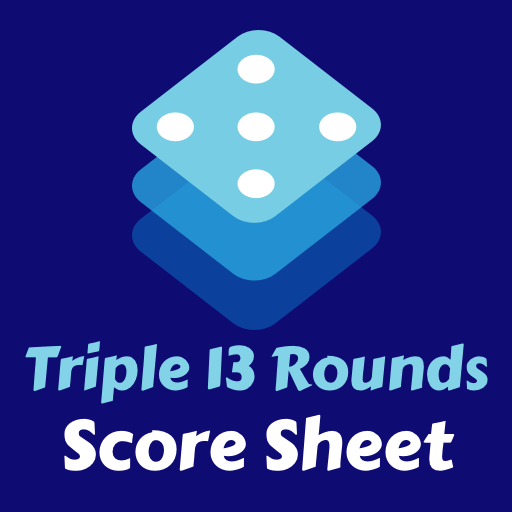 Triple 13 Rounds Score Sheet logo