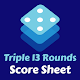 Triple 13 Rounds Score Sheet Windows에서 다운로드