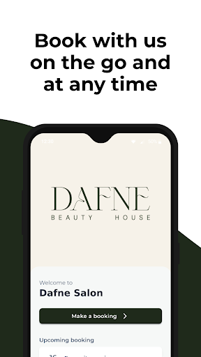 Android application Dafne Salon screenshort