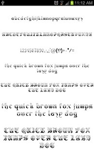 Old English Font Message Maker Screenshot