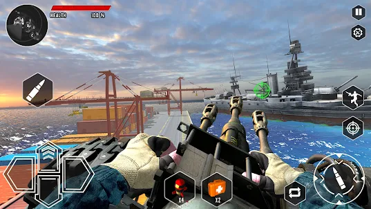 Navy Warships: 槍戰遊戲 海军战争射击战